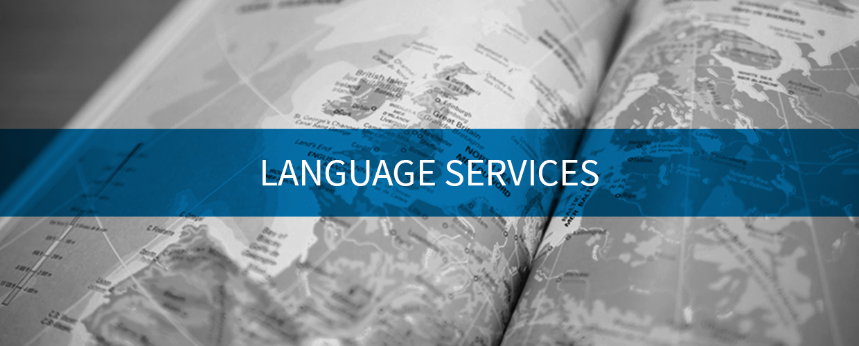 Language Services image of map of Europe